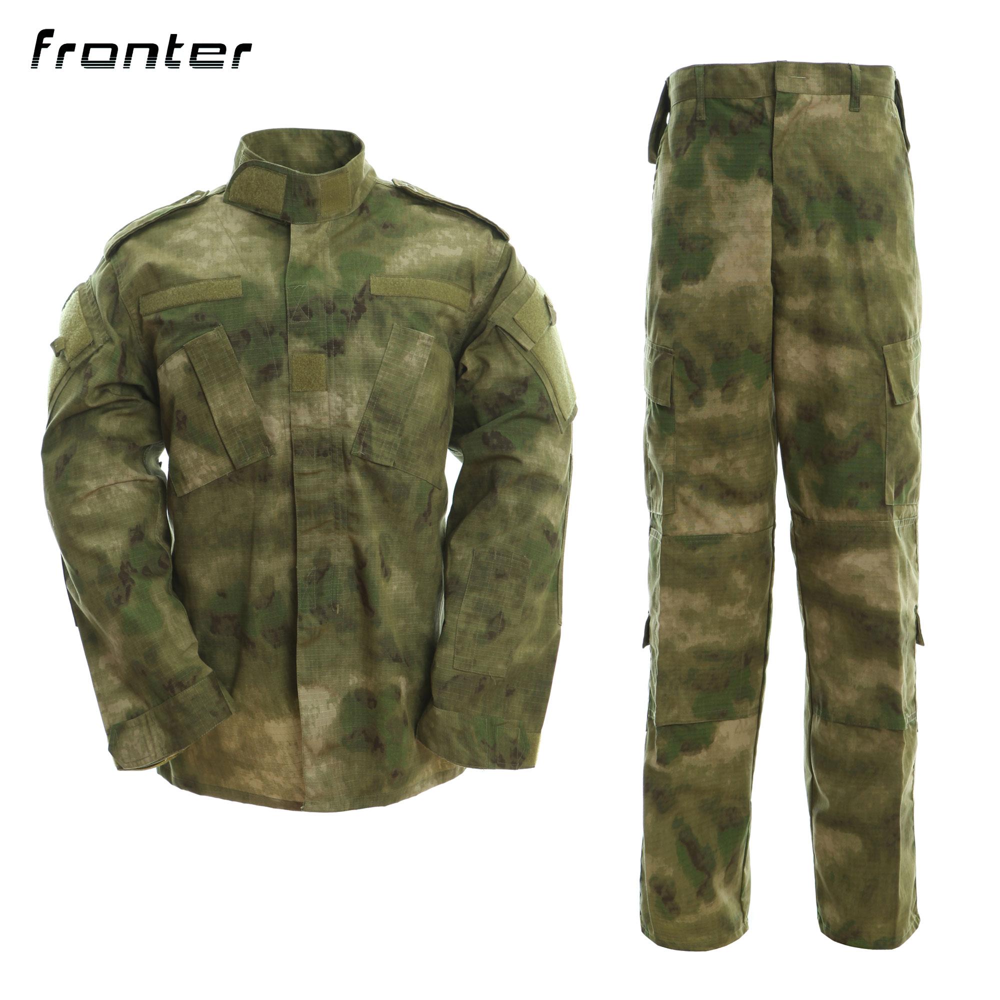 Military Uniform Factory TC 65/35 Multi Cam Camouflage Military Fatigue ACU Army Combat Uniform