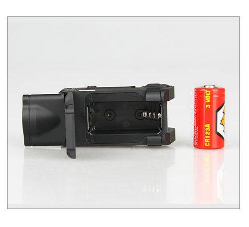 HK15-0080 500 lumens weapon flashlight with red laser