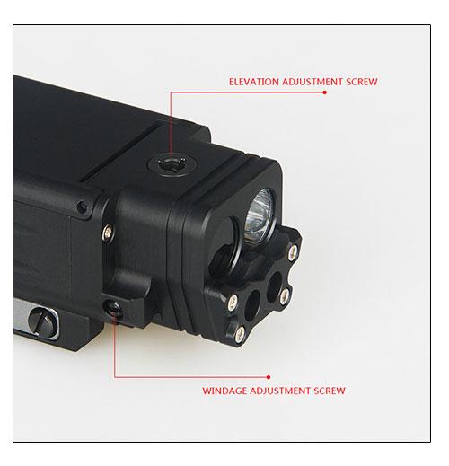 HK15-0087 DBAL-PL flashlight with red laser and IR illuminator