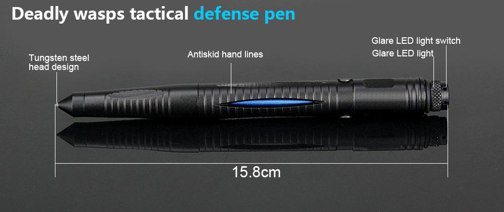 HK15-0101 aluminum pen light self defense pen light multifunction pen light