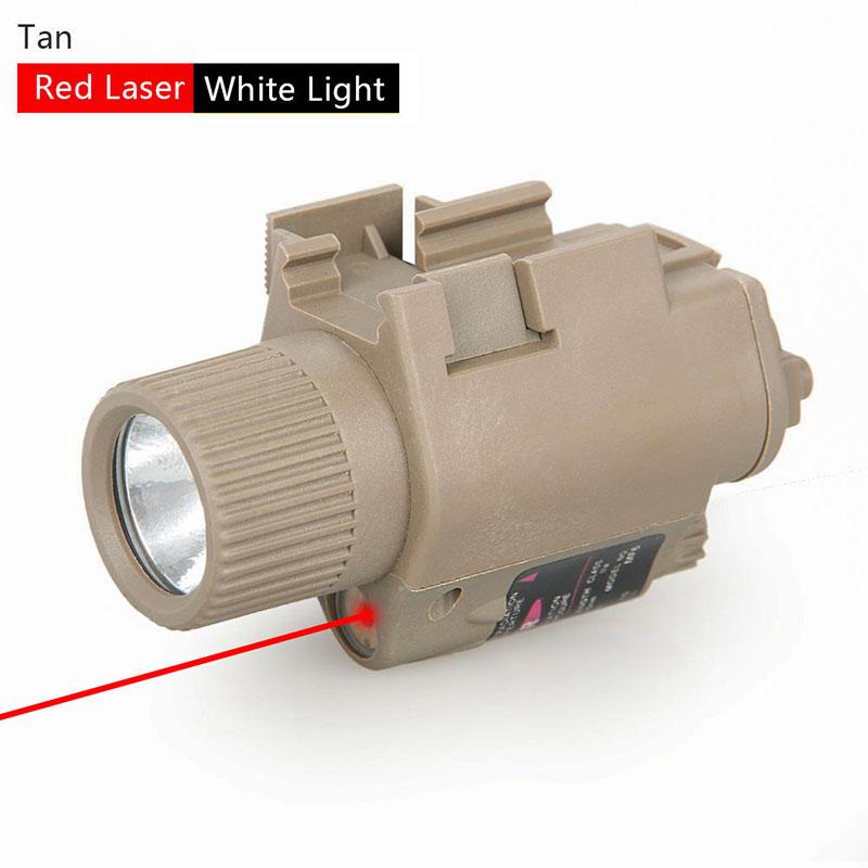 M6 Tactical LED Flashlight with Red Laser Sight HK15-0003R