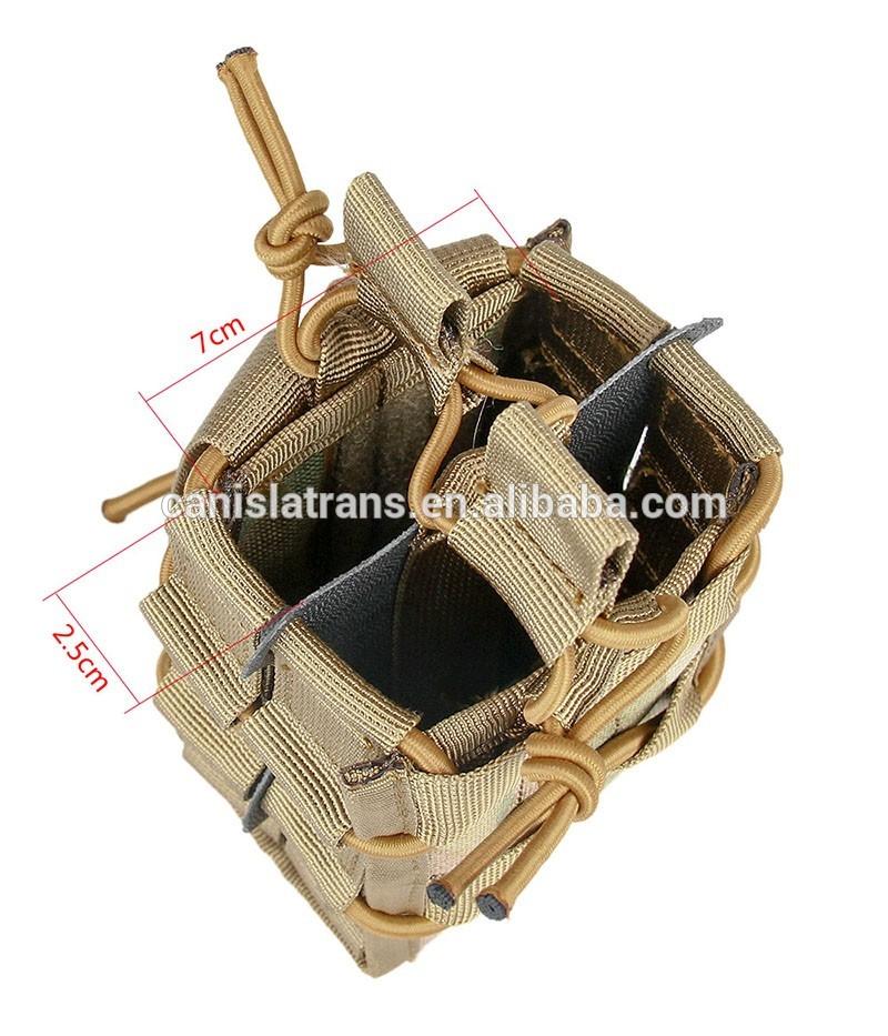 Molle system tactical vest pouch hunting Double Molle Pouch CL6-0097