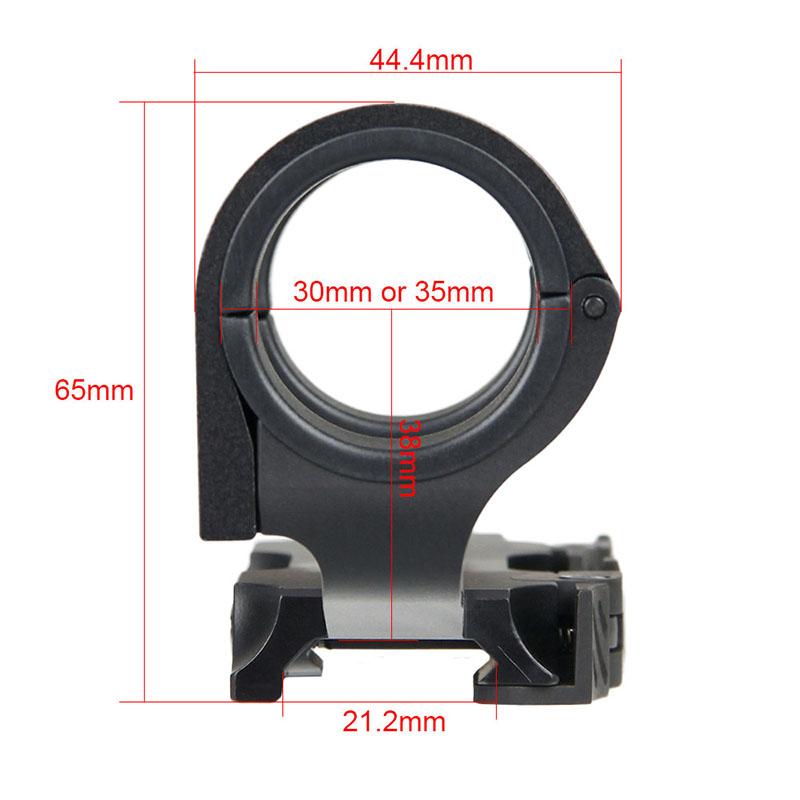 Quick detachable rifle scope mount of double ring HK24-0164