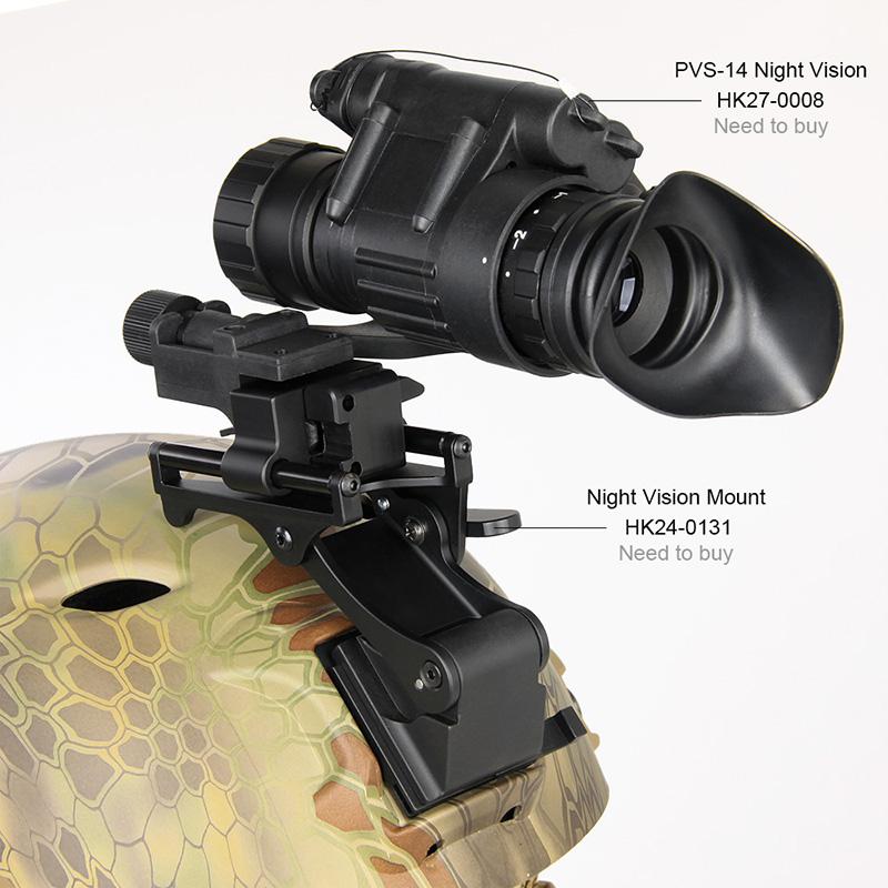 Tactical Aluminum alloy Helmet Adapter For Full Metal NVG Mounting PSV-7 Or PSV-14  HK24-0131