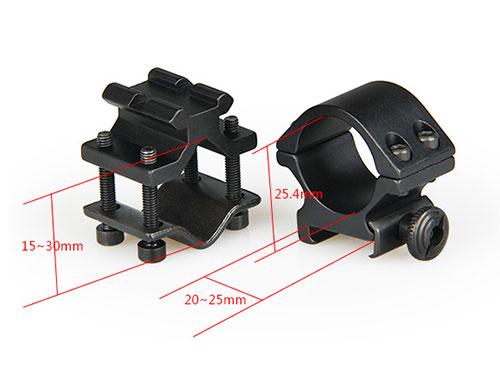 scope mounts 25.4mm rifle scope mount hunting sight mount fits 20mm rails HK24-0122 shooting rifle scope mount