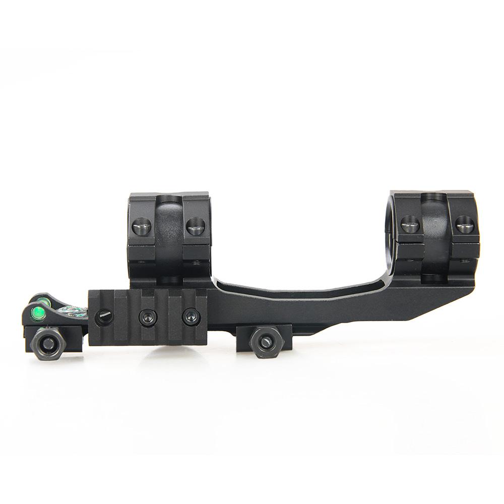 tactical scope mount HK24-0207 25/30mm One Piece Angle Indicator Bubble Level Rifle Scope Mount Rings Black